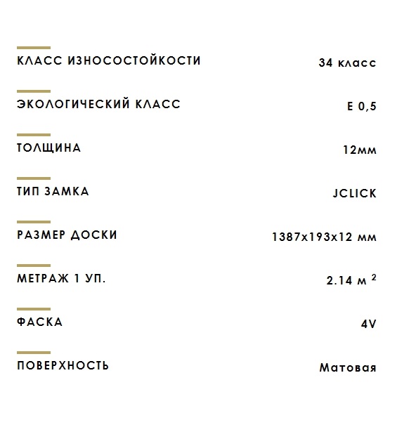 Характеристики